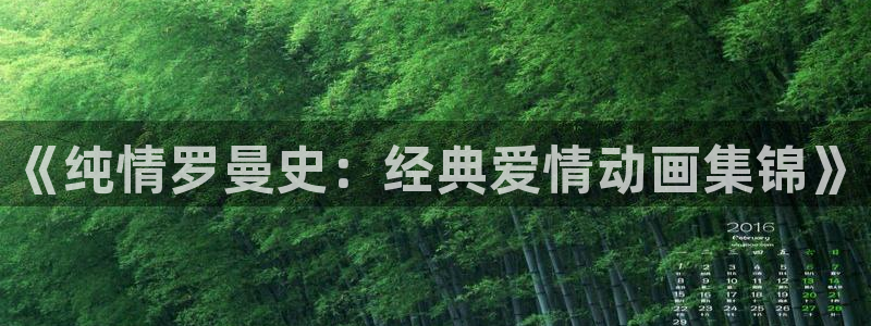 风车动漫噼里啪啦：《纯情罗曼史：经典爱情动画集锦》